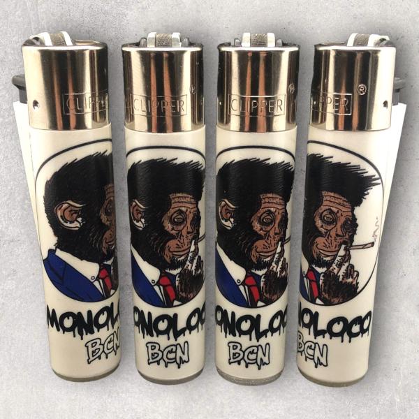 Mono Loco CSC Barcelona Clipper Feuerzeug 